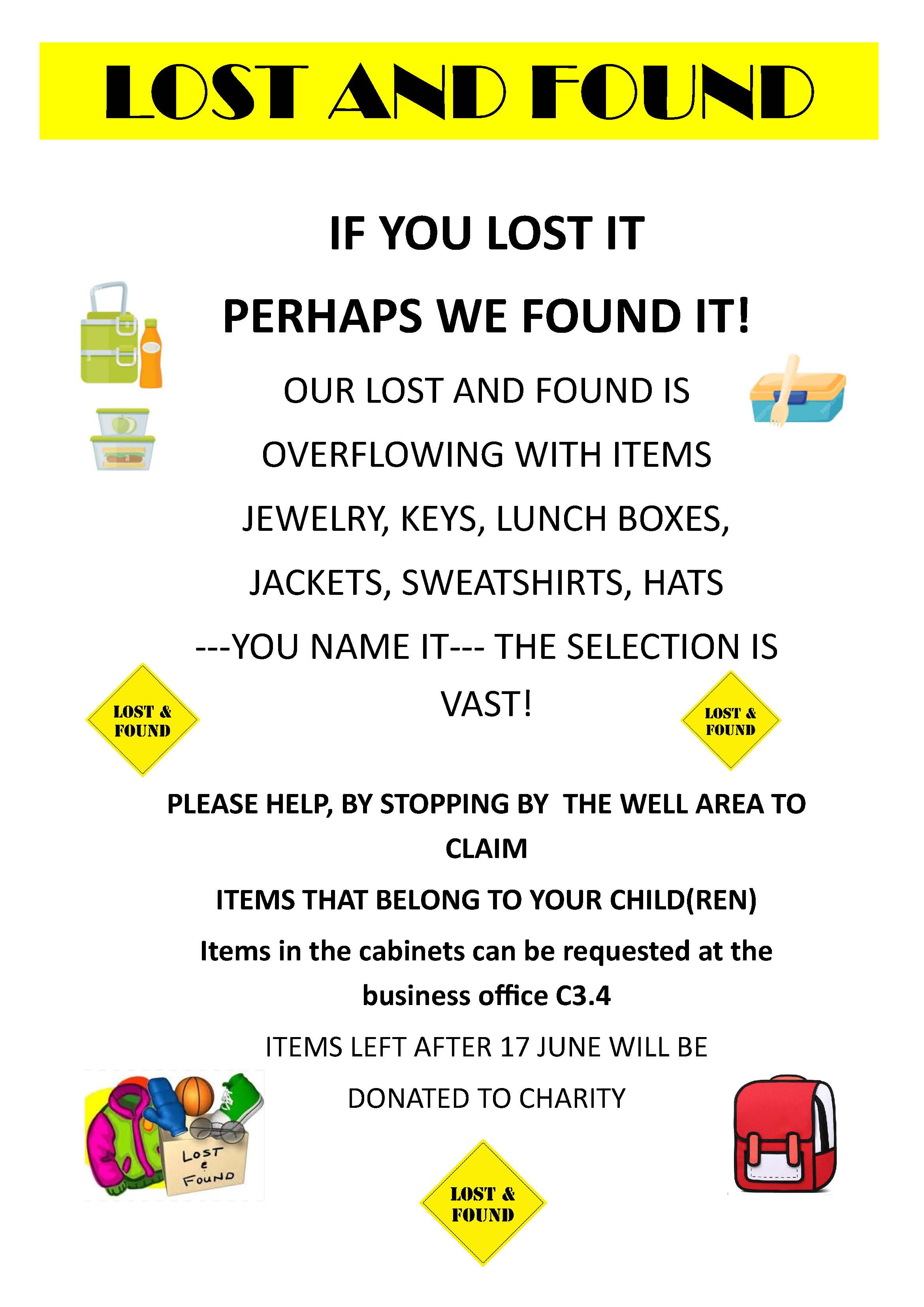 Lost and Found Items